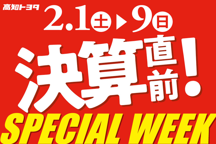 決算直前!スペシャルウイーク